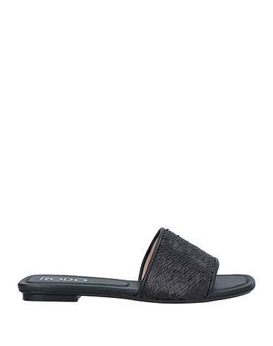 RODO Sandali Nero Fibre tessili