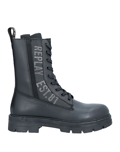 REPLAY Ankle boot Black Soft Leather