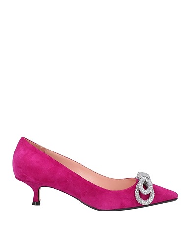 ANNA F. Pump Fuchsia Leather