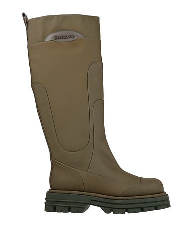 BARRACUDA Boots Military green Soft Leather