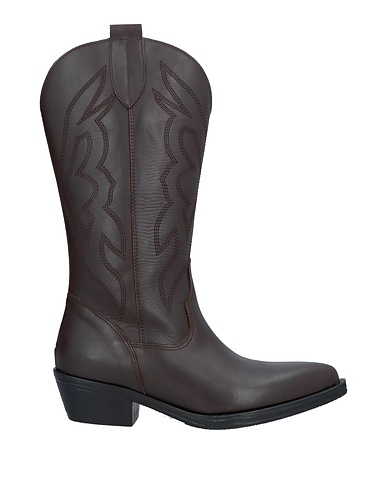 LOLA PERES Boots Dark brown Calfskin