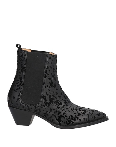 TESTONI Ankle boot Lambskin, Textile fibres