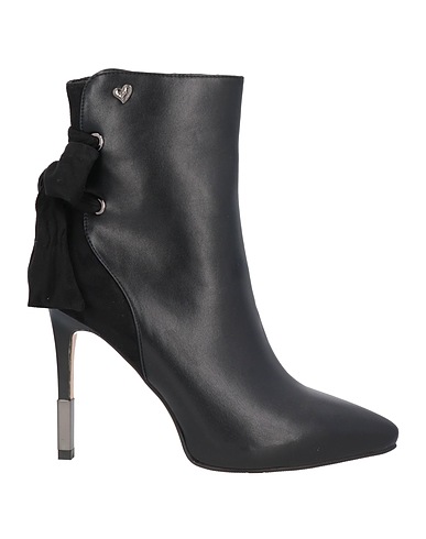 TUA BY BRACCIALINI Ankle boot Black Textile fibers