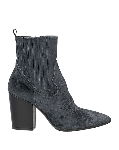 BRUGLIA Ankle boot Black Textile fibres