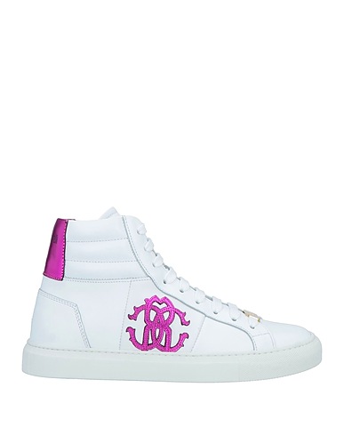 ROBERTO CAVALLI Sneakers White Soft Leather