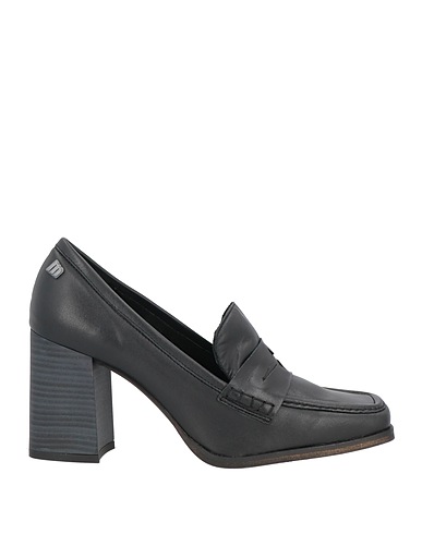 MTNG Loafers Black Soft Leather