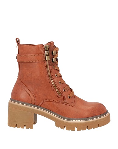MTNG Ankle boot Tan Textile fibers, Synthetic fibers