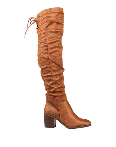 MTNG Boots Tan Textile fibers