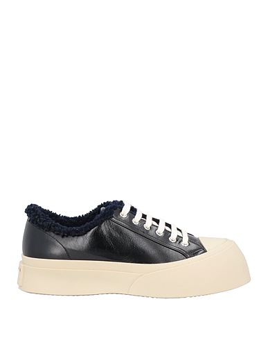 MARNI Sneakers Black Soft Leather