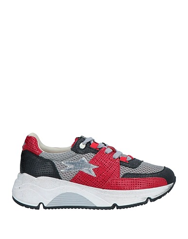 ISHIKAWA Sneakers Black Soft Leather, Textile fibres