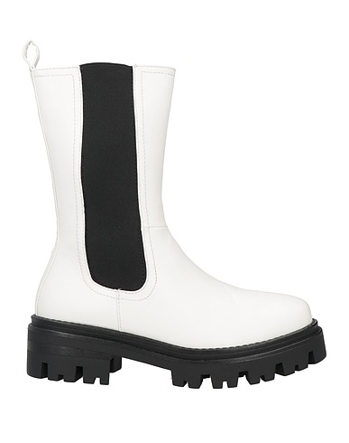 EXE' Stiefelette Weiß Gewebefasern