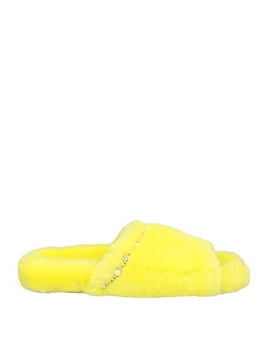 JIMMY CHOO Sandals Yellow Shearling