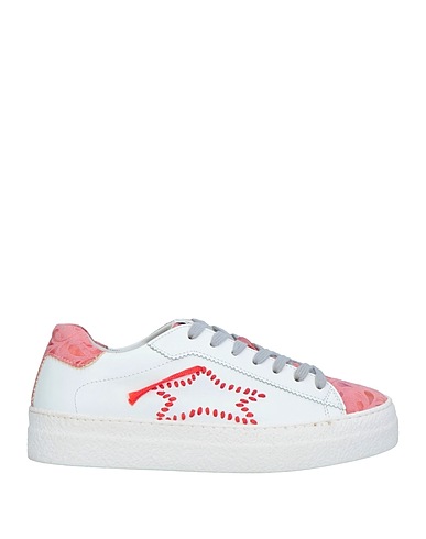 ISHIKAWA Sneakers Antique rose Soft Leather, Textile fibers
