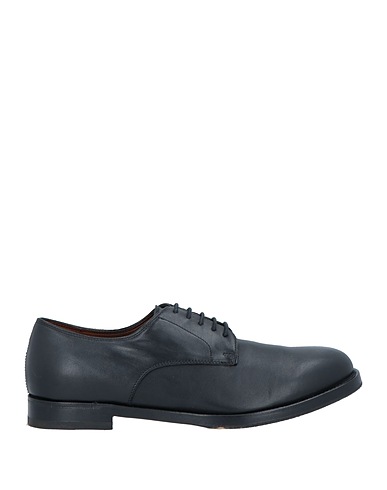FRATELLI ROSSETTI Laced shoes Black Soft Leather