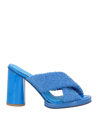 LEMARÉ Sandali Azzurro Fibre tessili
