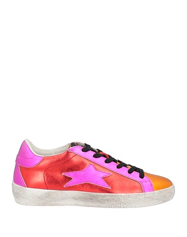 ISHIKAWA Sneakers Rosso Pelle