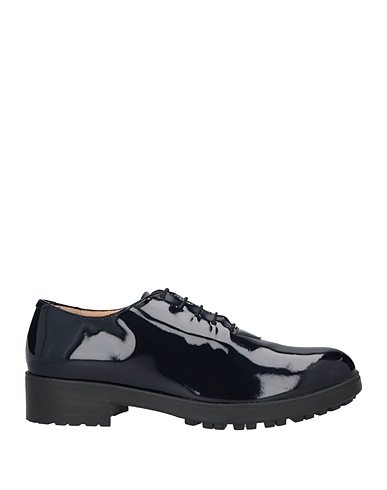 BRUGLIA Laced shoes Midnight blue Soft Leather
