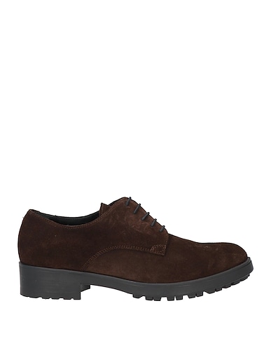 BRUGLIA Laced shoes Brown Leather