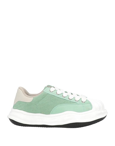 IN GOD WE TRUST Sneakers Verde chiaro Pelle, Fibre tessili, Gomma