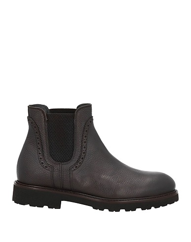 GIOVANNI CONTI Ankle boot Dark brown Soft Leather