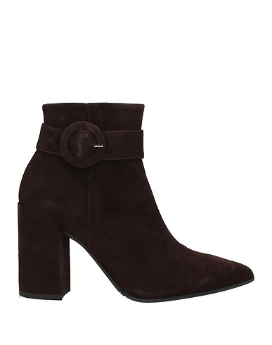 BRUGLIA Ankle boot Dark brown Leather