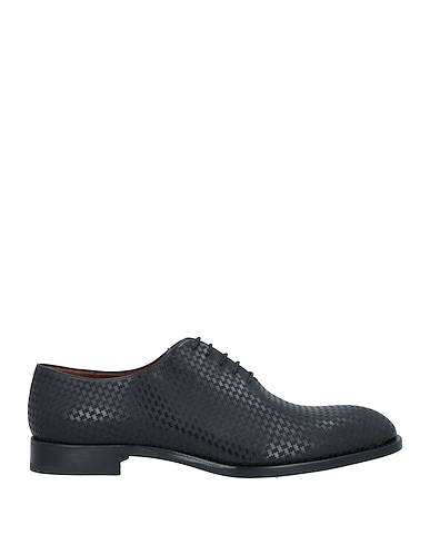 FRATELLI ROSSETTI Laced shoes Black Soft Leather