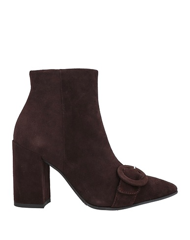 BRUGLIA Ankle boot Dark brown Leather