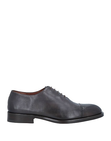 FRATELLI ROSSETTI Laced shoes Lead Soft Leather