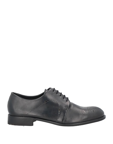 FRATELLI ROSSETTI Laced shoes Black Soft Leather