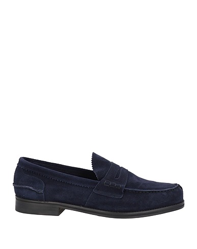 SAXONE Loafers Midnight blue Leather