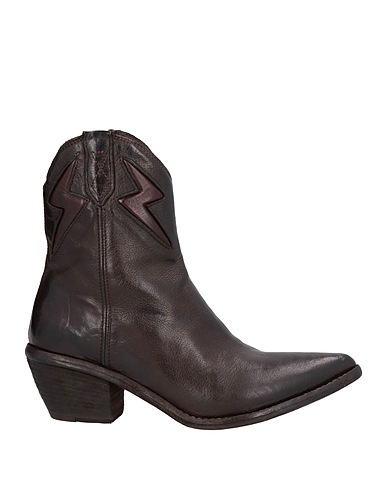 FAUZIAN JEUNESSE Ankle boot Dark brown Leather