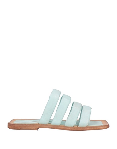 PREVENTI Sandals Sky blue Soft Leather