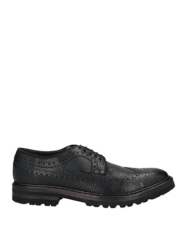 PREVENTI Laced shoes Black Soft Leather