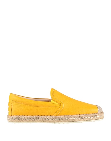 TOD'S Espadrilles Yellow Soft Leather