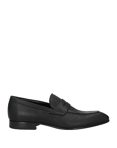 GIOVANNI CONTI Loafers Black Soft Leather