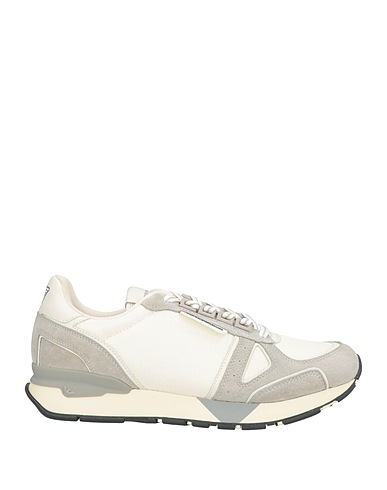 EMPORIO ARMANI Sneakers Grigio Pelle, Fibre tessili