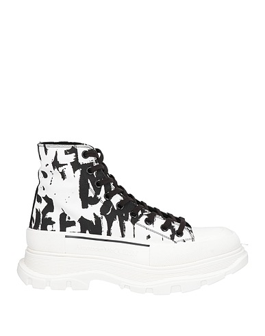 MCQUEEN Sneakers White Textile fibres