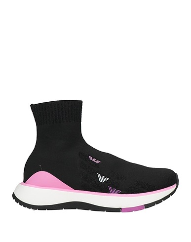 EMPORIO ARMANI Sneakers Black Textile fibers
