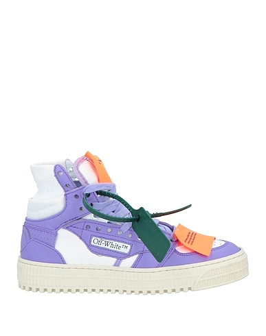 OFF-WHITE™ Sneakers Purple Soft Leather, Textile fibres