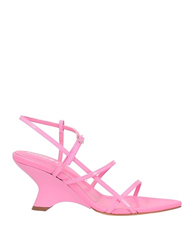GIA BORGHINI Sandals Pink Soft Leather