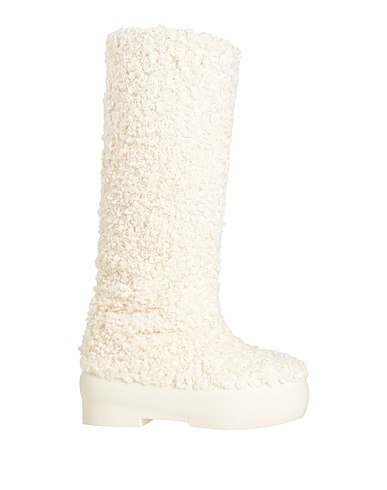 GIA BORGHINI Stiefel Elfenbein Gewebefasern