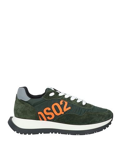 DSQUARED2 Sneakers Dunkelgrün Gewebefasern