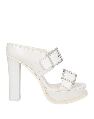 MCQUEEN Sandali Bianco Pelle