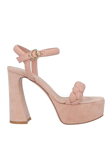 GIANVITO ROSSI Sandals Light pink Soft Leather