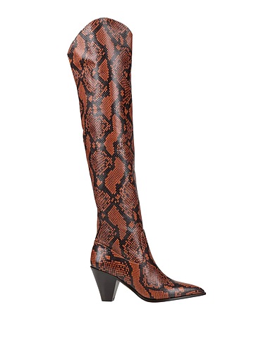 AQUAZZURA Boots Tan Soft Leather