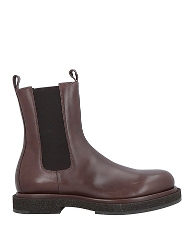 OFFICINE CREATIVE ITALIA Ankle boot Dark brown Leather