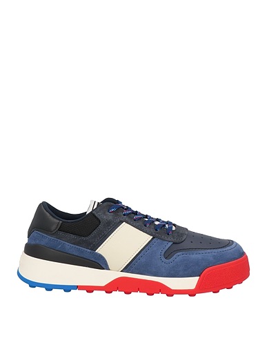 TOD'S Sneakers Midnight blue Leather, Textile fibres