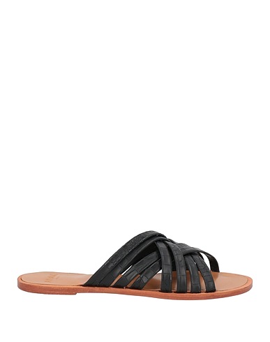 ANAKI Sandals Black Soft Leather