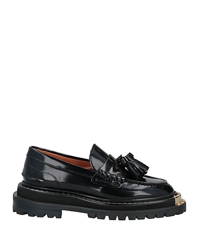 SANDRO Loafers Black Leather