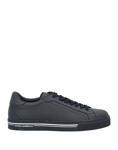 DOLCE&GABBANA Sneakers Midnight blue 100% Calfskin